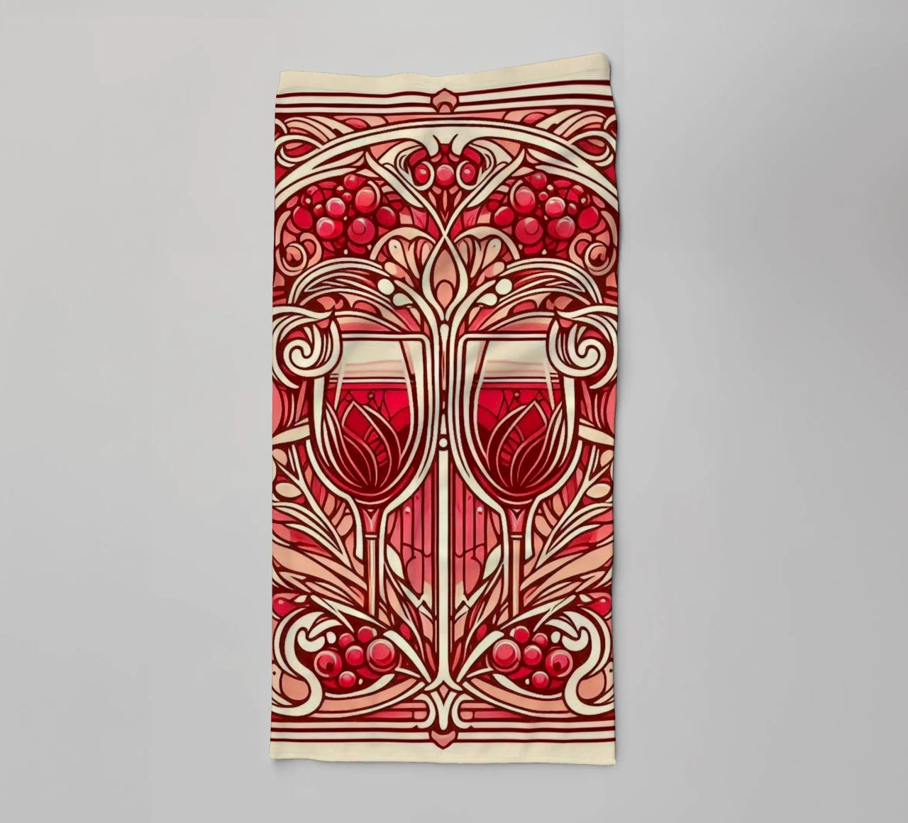 Wine o‘clock asciugamano da bagno da Art-Nouveau-Dsg