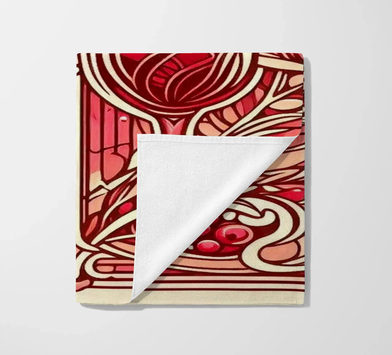Wine o‘clock beach towel by Art-Nouveau-Dsg