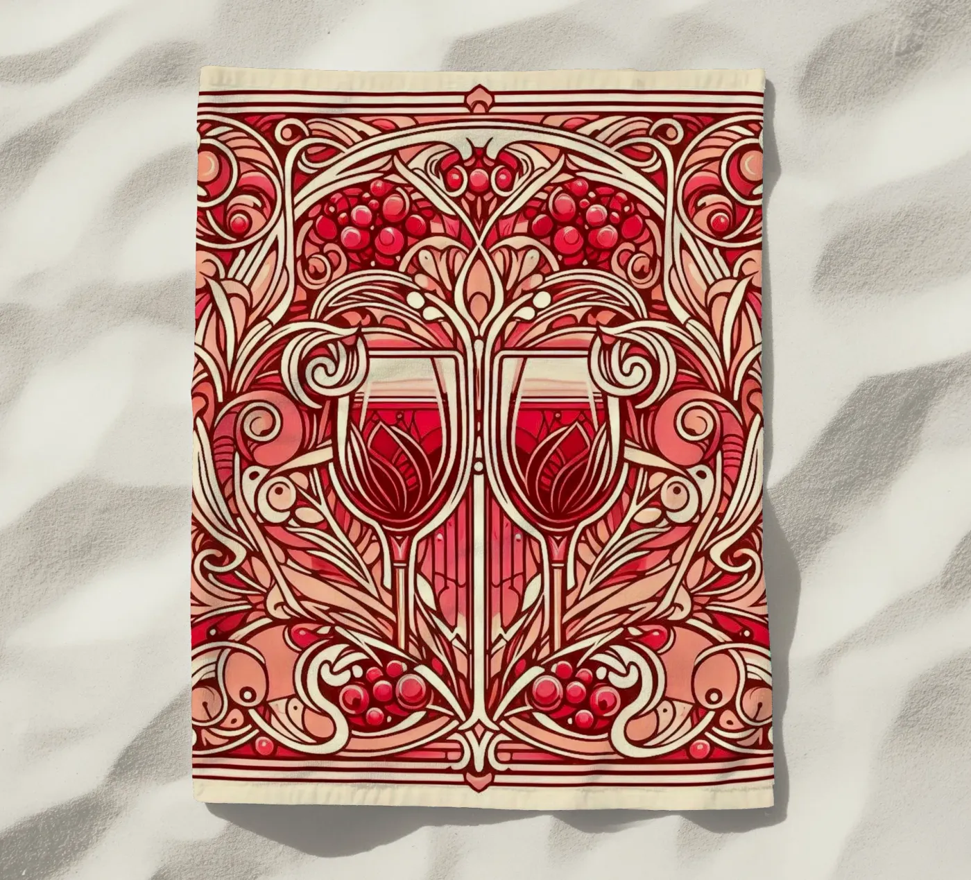 Wine o‘clock telo mare da Art-Nouveau-Dsg