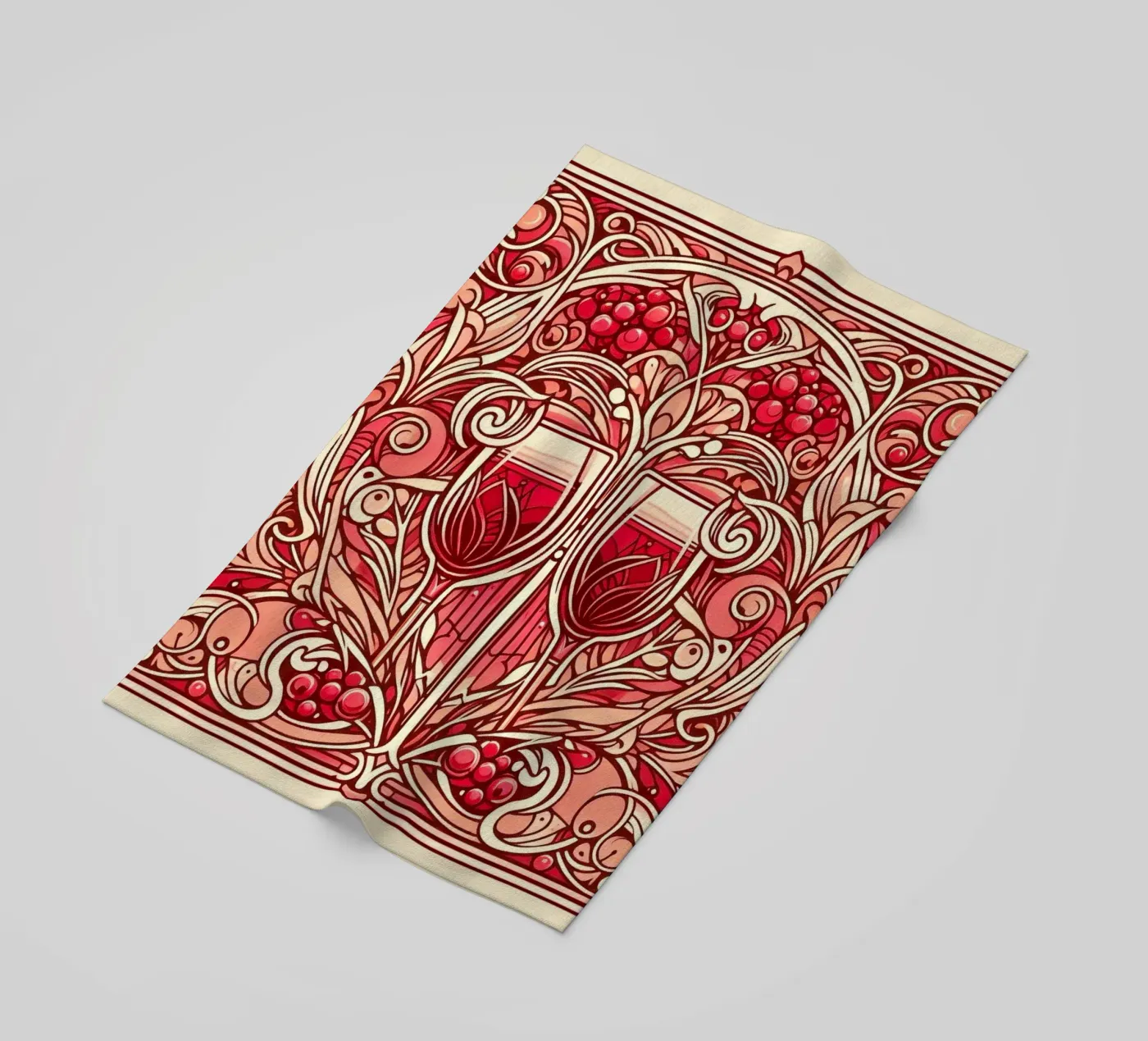 Wine o‘clock telo mare da Art-Nouveau-Dsg