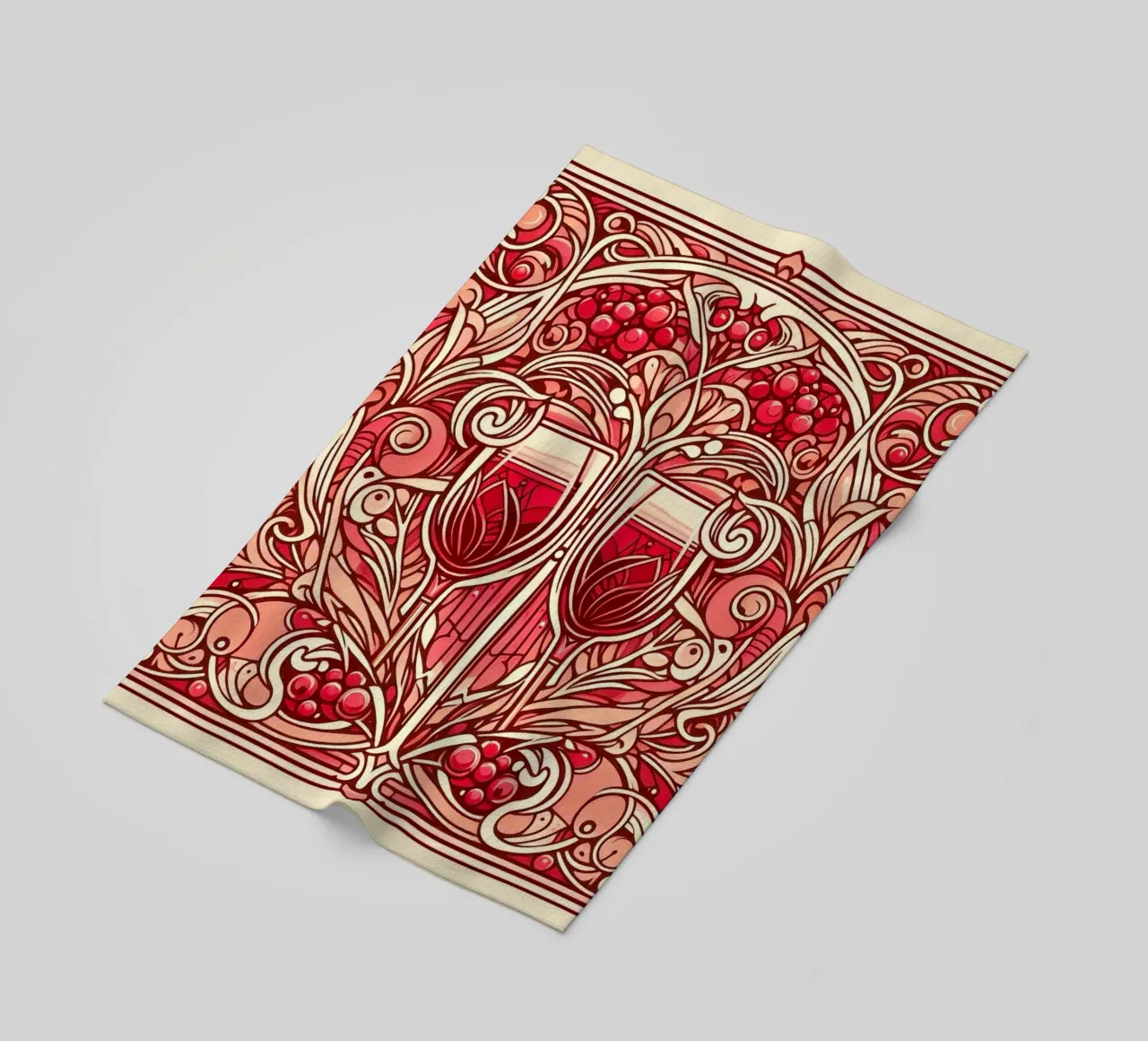 Wine o‘clock telo mare da Art-Nouveau-Dsg