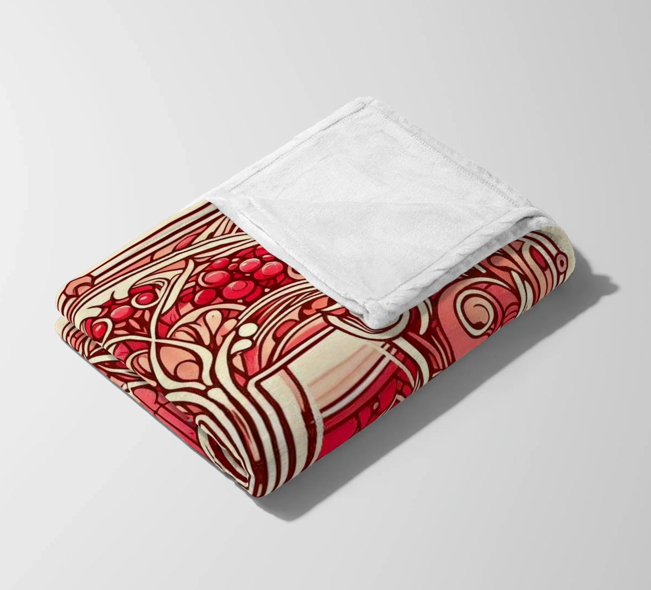 Wine o‘clock coperta in pile da Art-Nouveau-Dsg