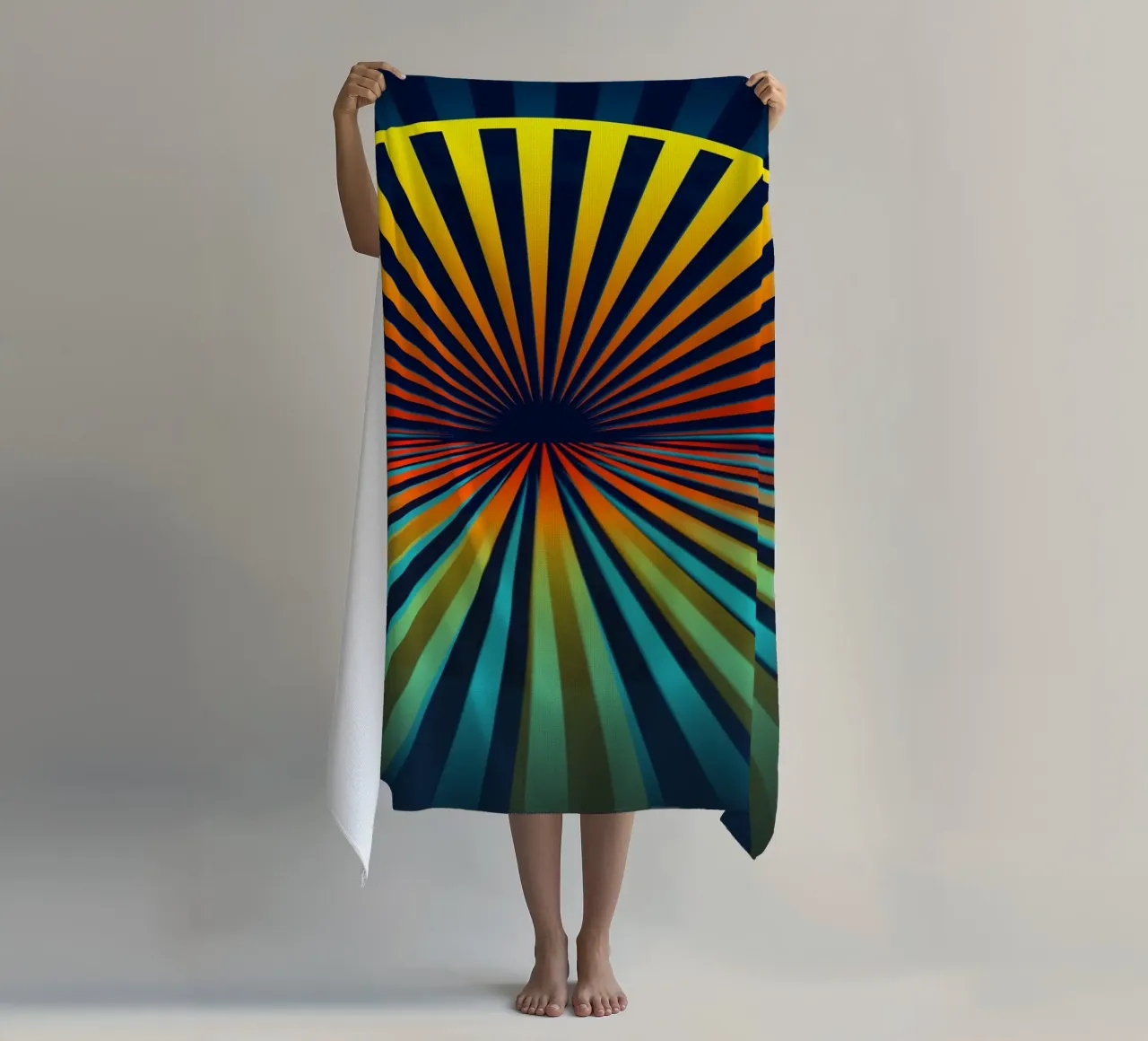 Astratto, Sole telo mare da Atteloi Art