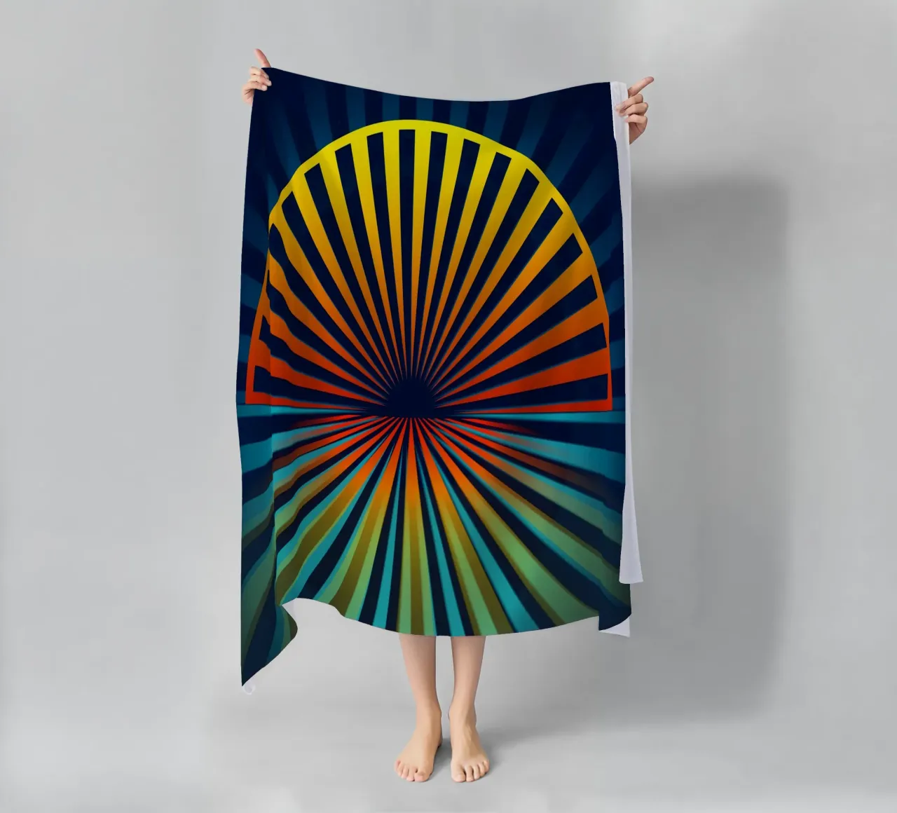 Astratto, Sole telo mare da Atteloi Art