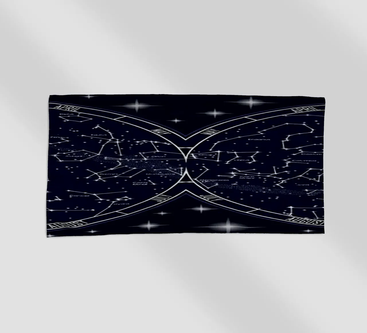 Celestial Planisphere Sky Map telo mare da Ninaittwaa