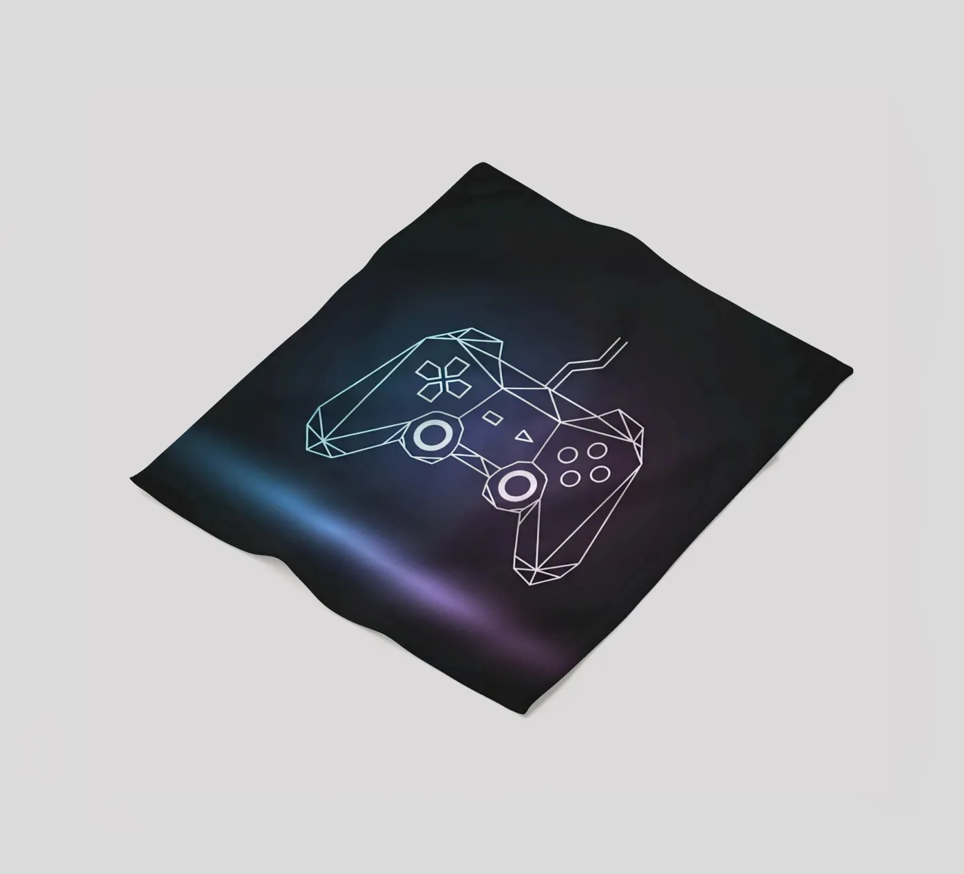 Geometric Game Controller coperta in pile da Minimalist vector art
