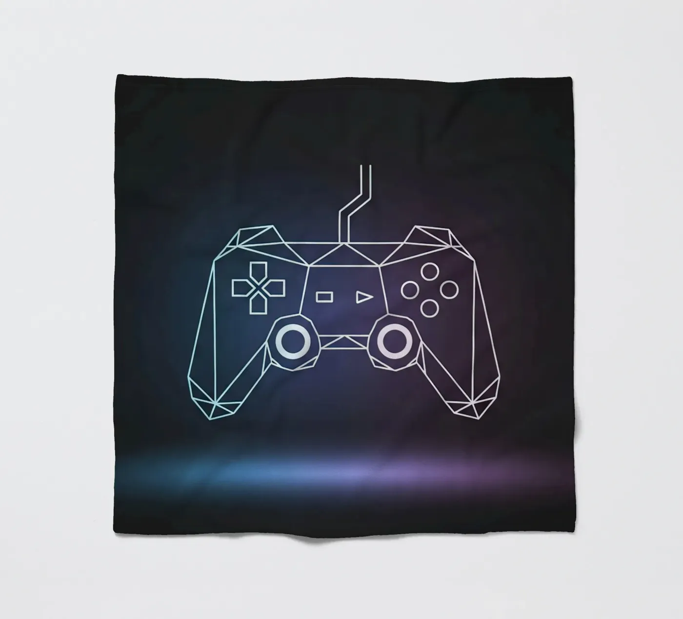 Geometric Game Controller coperta in pile da Minimalist vector art