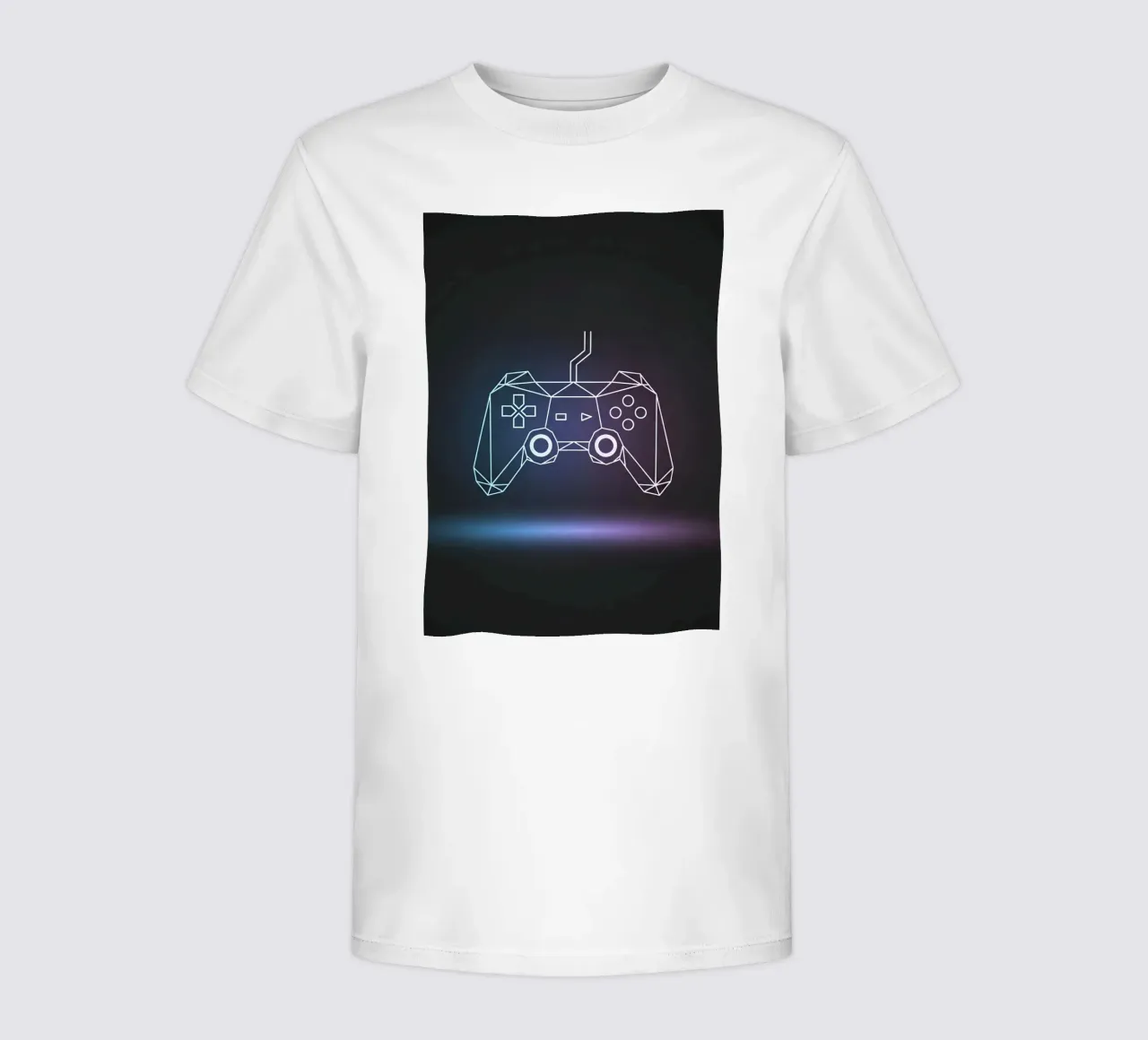 Controller geometrico per videogiochi t-shirt bambini da Minimalist vector art