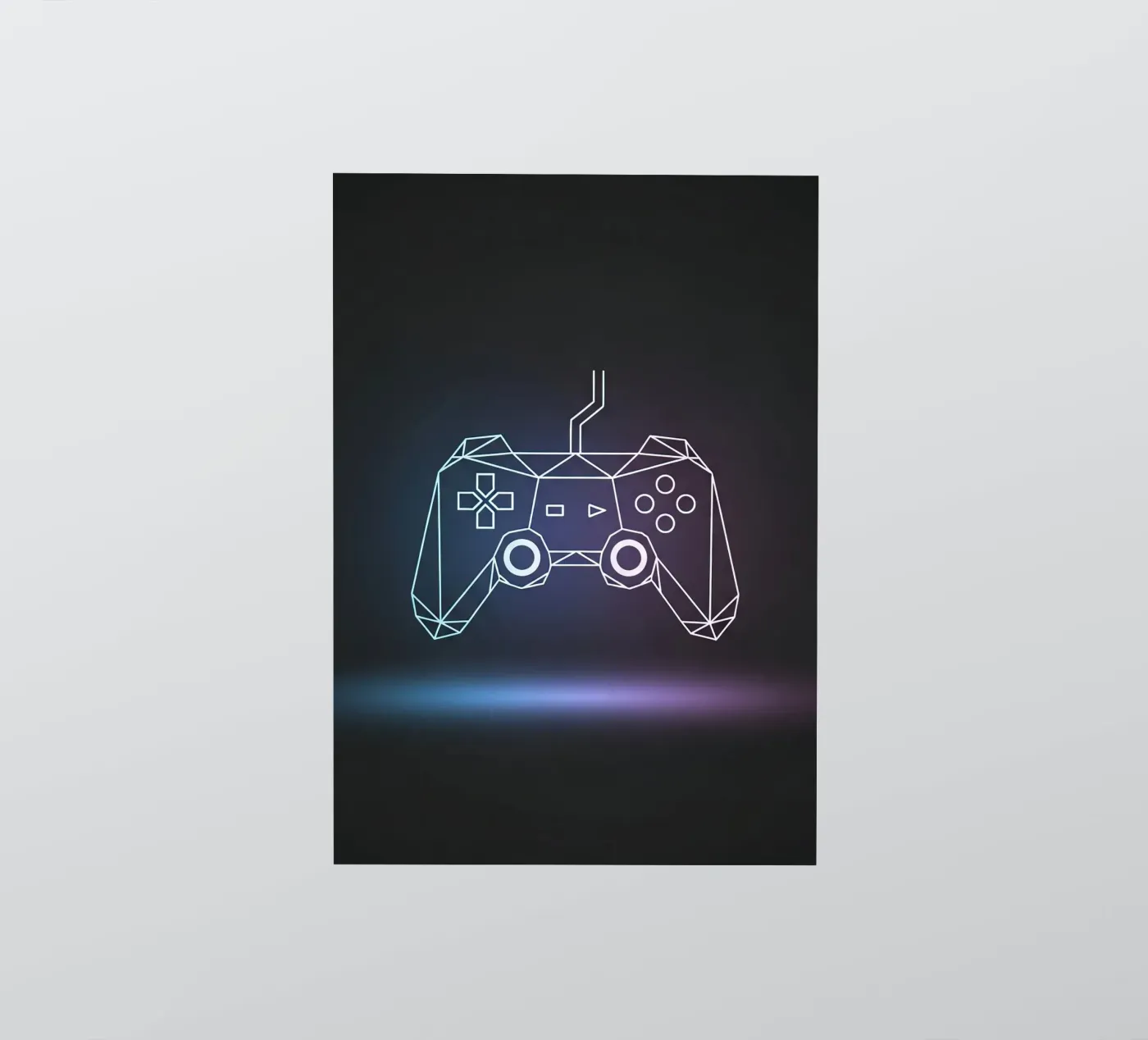 Geometric Game Controller sticker by Minimalist vector art