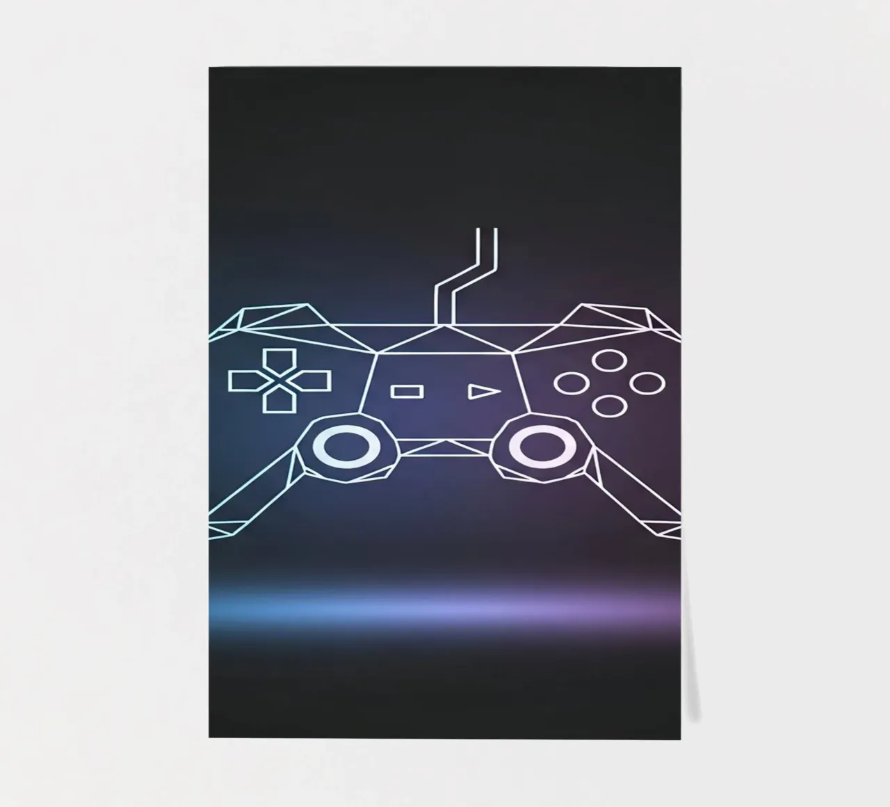 Geometric Game Controller sticker sheet by Minimalist vector art