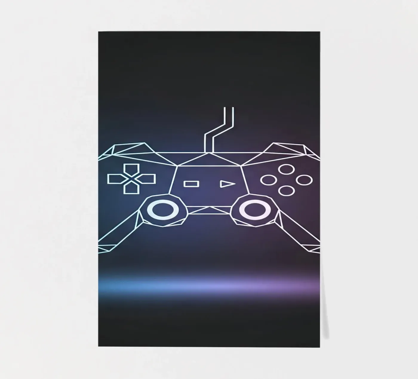 Geometric Game Controller stickervel van Minimalist vector art