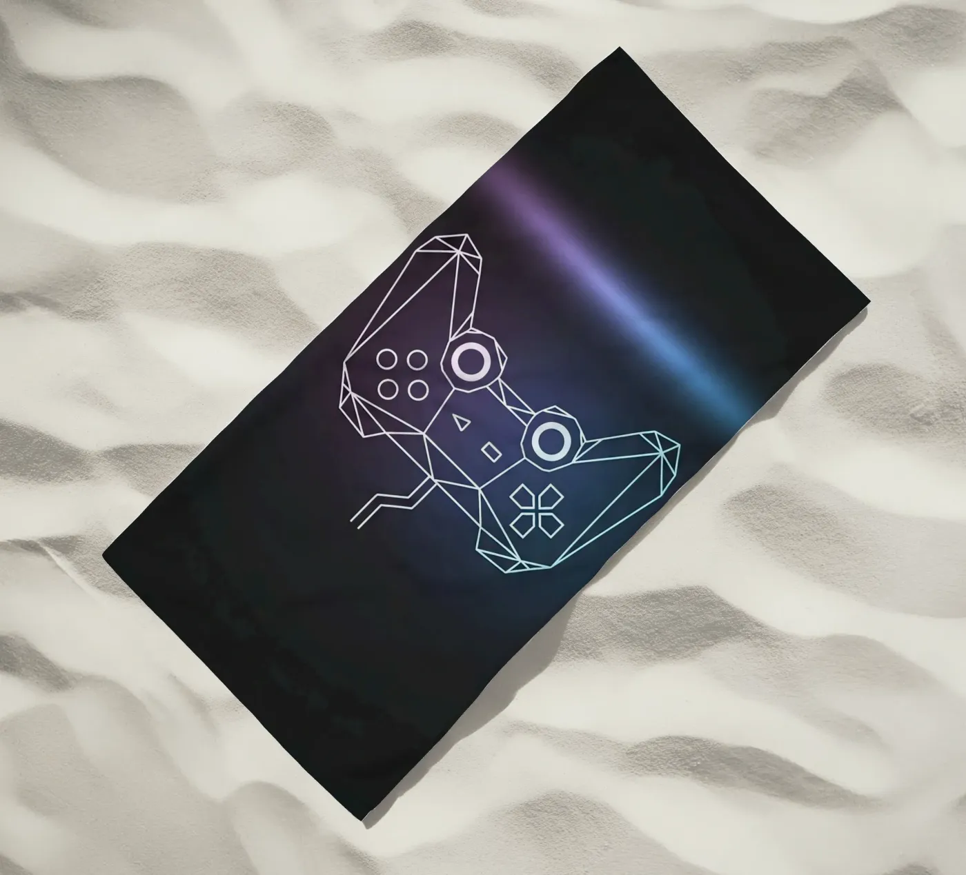 Geometric Game Controller telo mare da Minimalist vector art