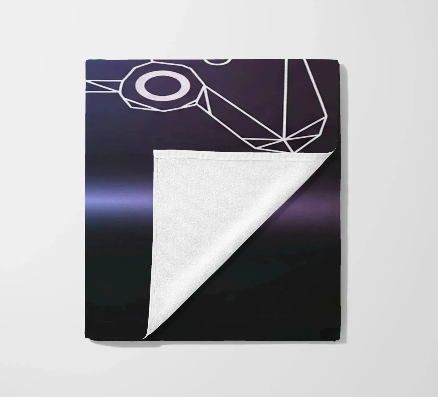 Geometric Game Controller beach towel by Minimalist vector art