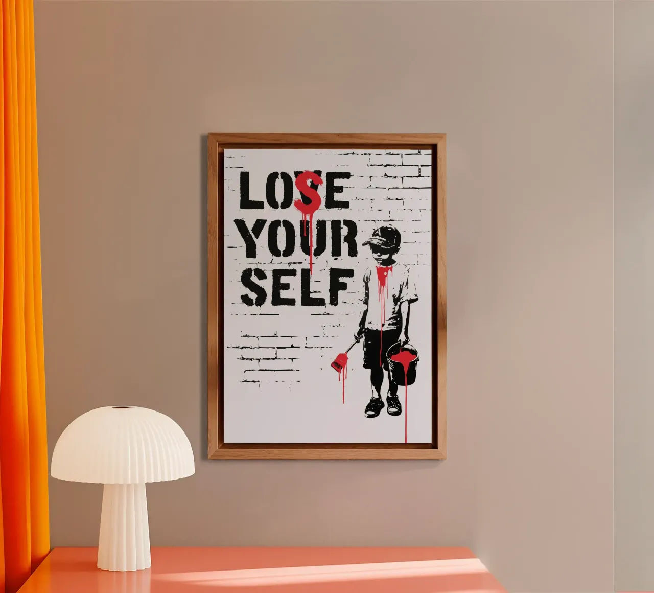 Lose yourself alluminio dibond da Dikhotomy