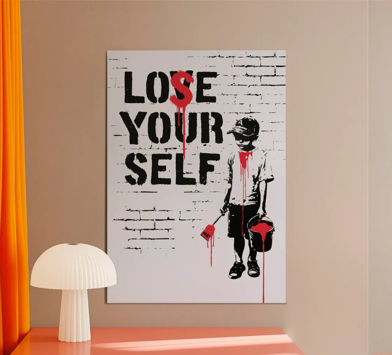 Lose yourself alluminio dibond da Dikhotomy
