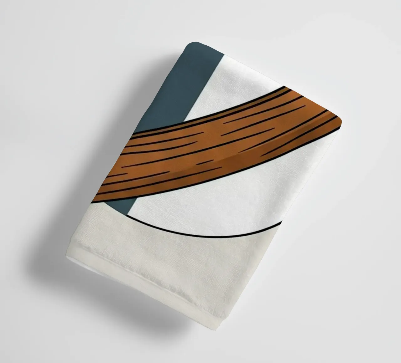 Scheermes badhanddoek van Minimalist vector art