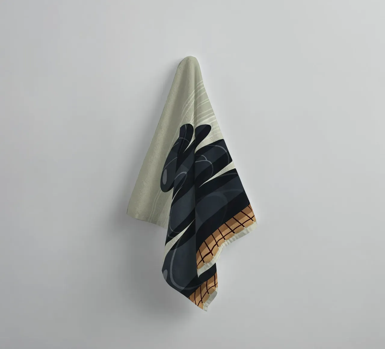 Zen Stone Stack Handtuch von Minimalist vector art