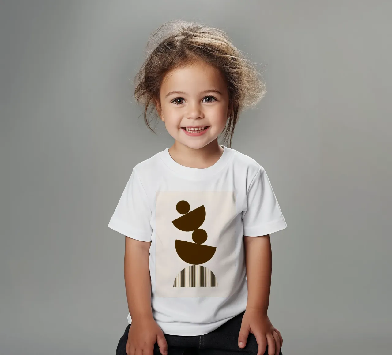 Balanced Forms kinder t-shirt van Sun Flower