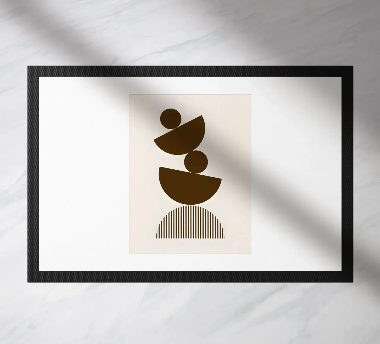 Balanced Forms Fußmatte von Sun Flower