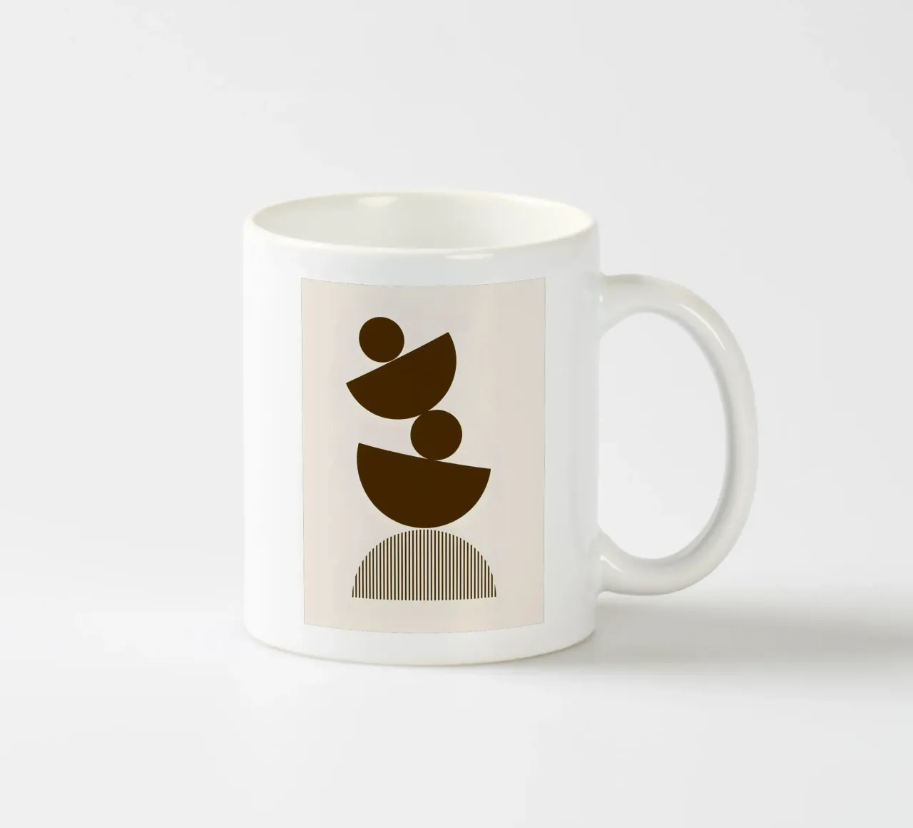 Balanced Forms ceramic mug by Sun Flower