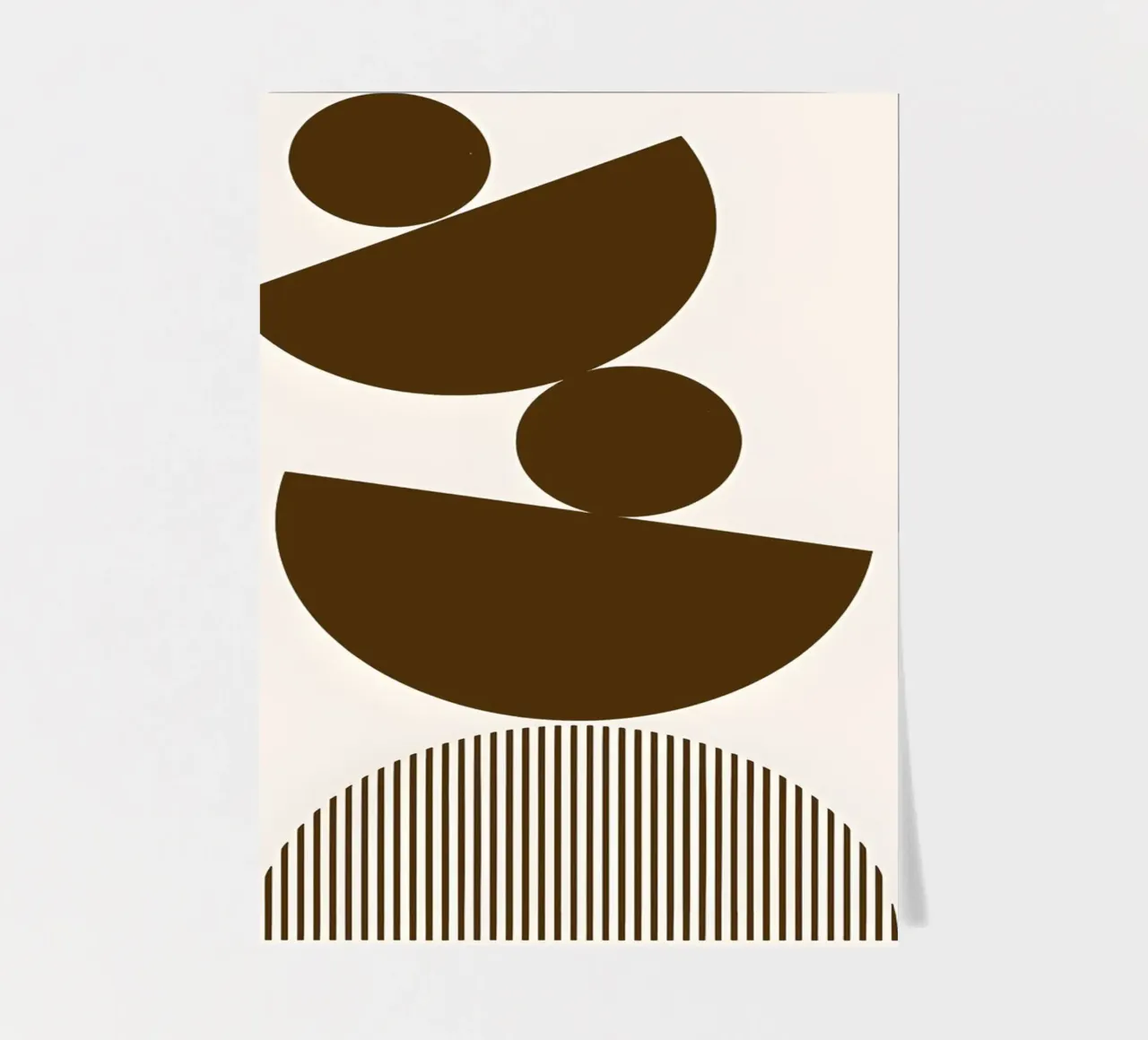 Ausgewogene Formen Stickerbogen von Sun Flower