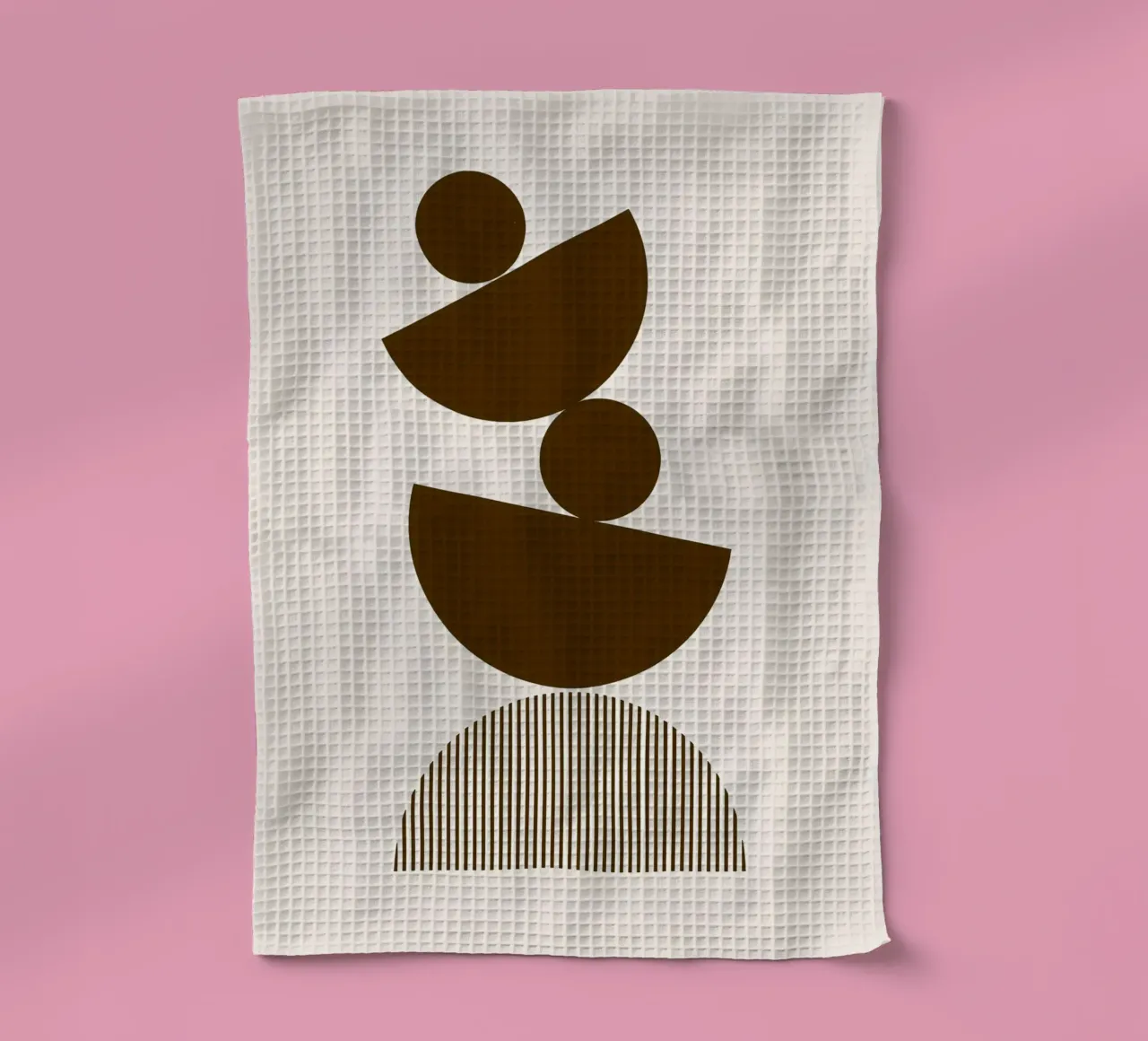 Ausgewogene Formen Geschirrtuch von Sun Flower