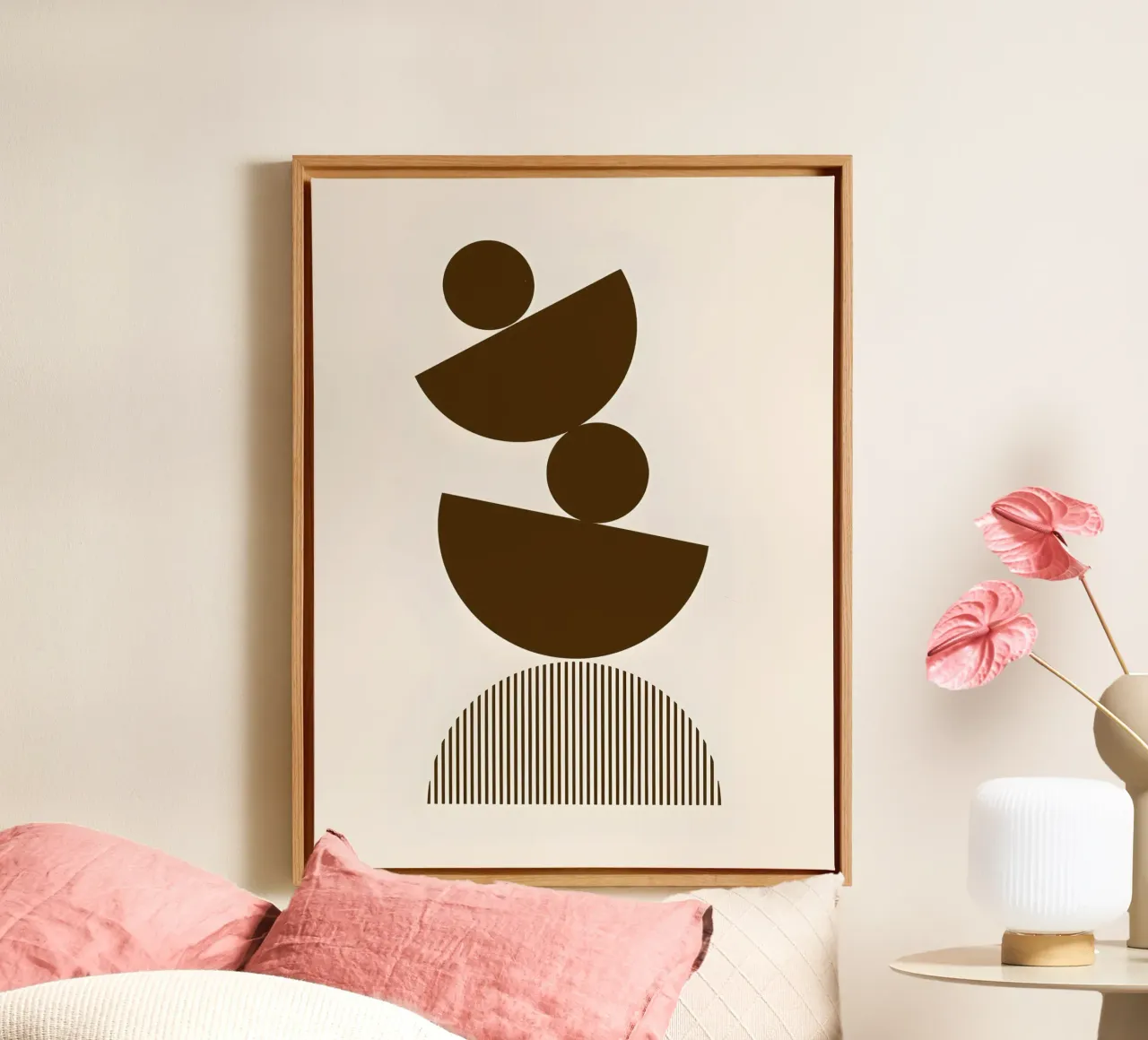 Balanced Forms canvas by Sun Flower