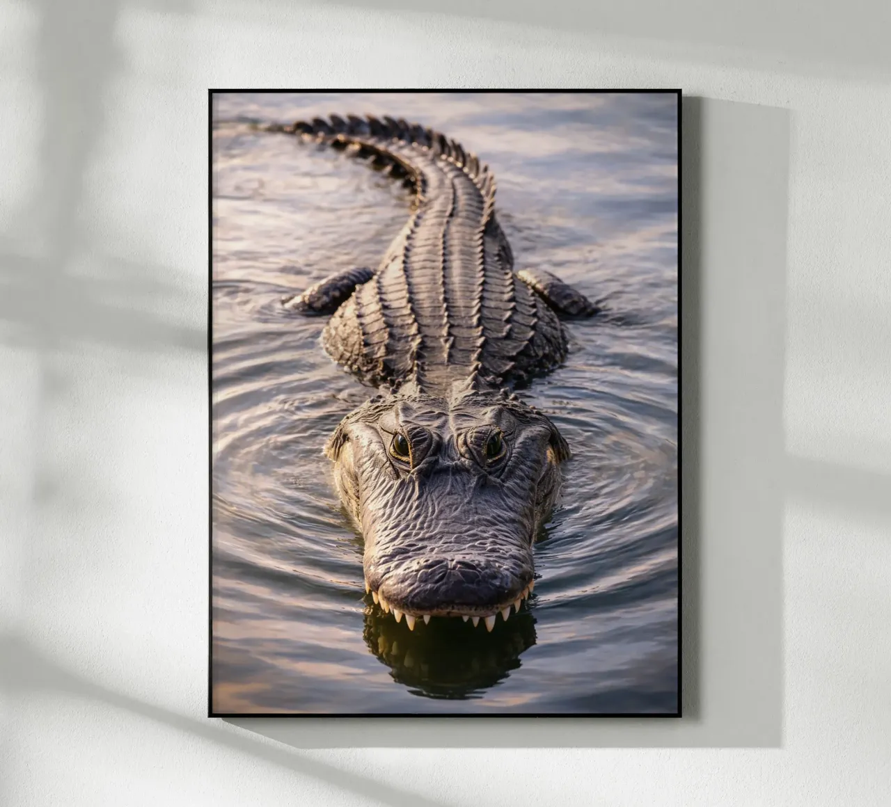 alligator acrylic glass by the gunduls