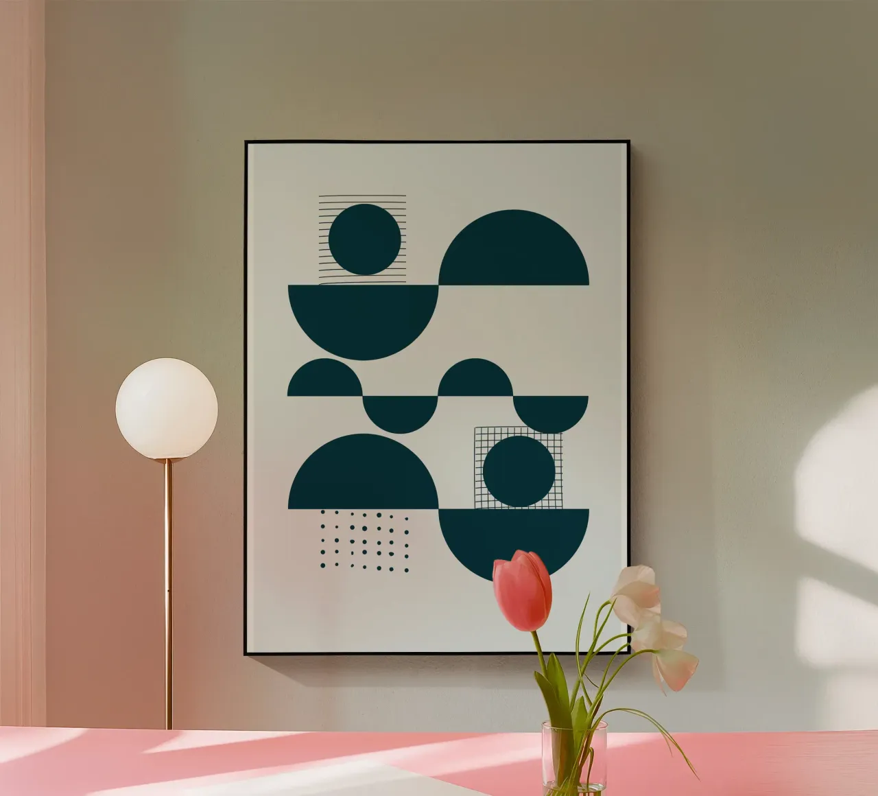 Geometric Equilibrium plexiglass da Sun Flower