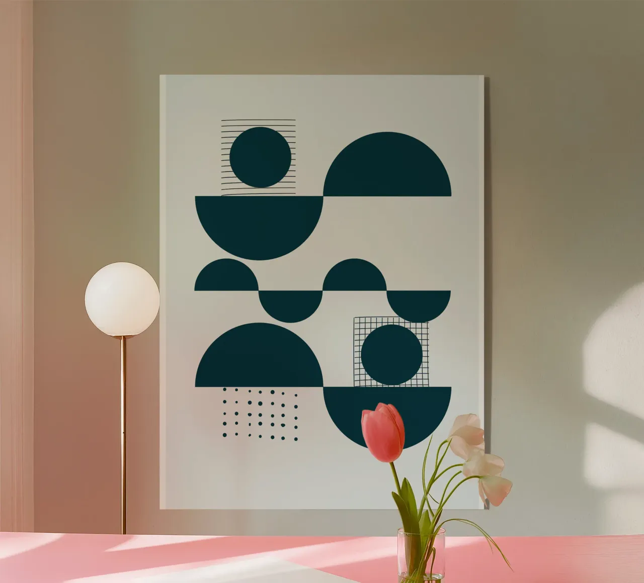 Geometric Equilibrium plexiglass da Sun Flower