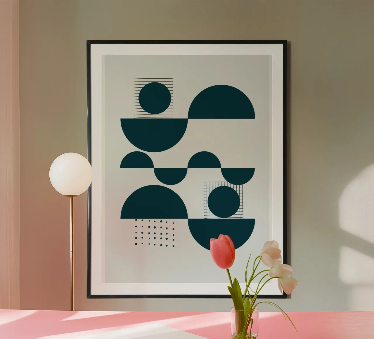 Geometric Equilibrium poster da Sun Flower