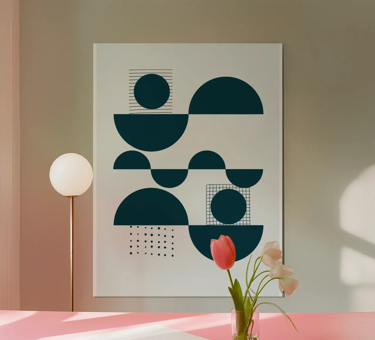 Geometric Equilibrium poster da Sun Flower