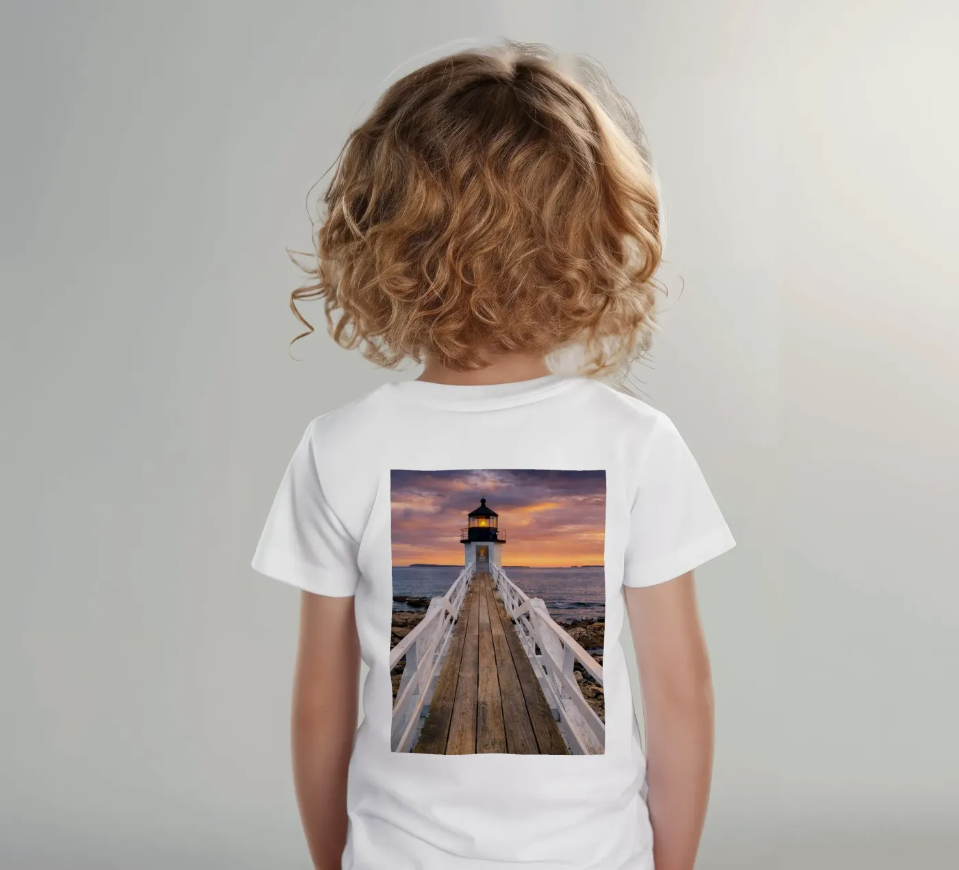 lighthouse kids t-shirt by the gunduls