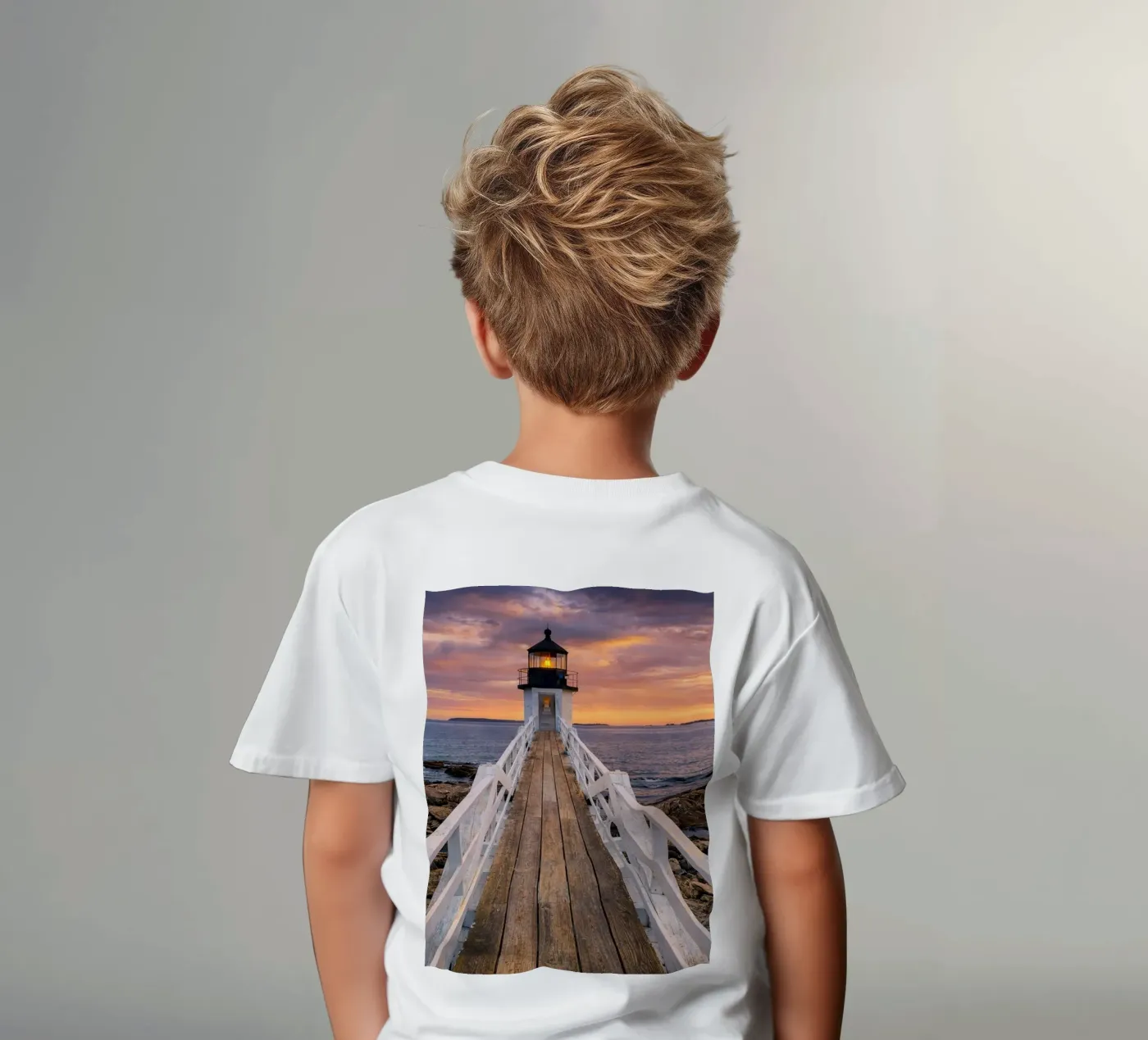 lighthouse kids t-shirt by the gunduls