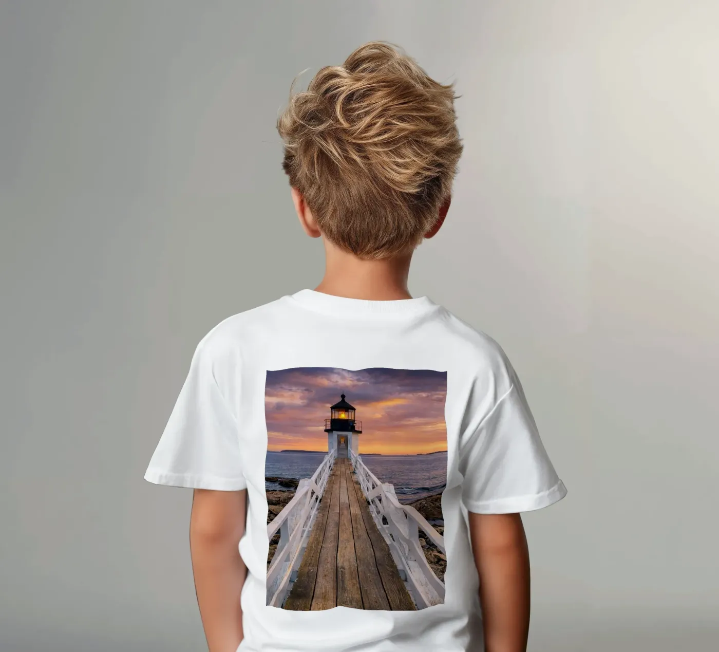 lighthouse kids t-shirt by the gunduls