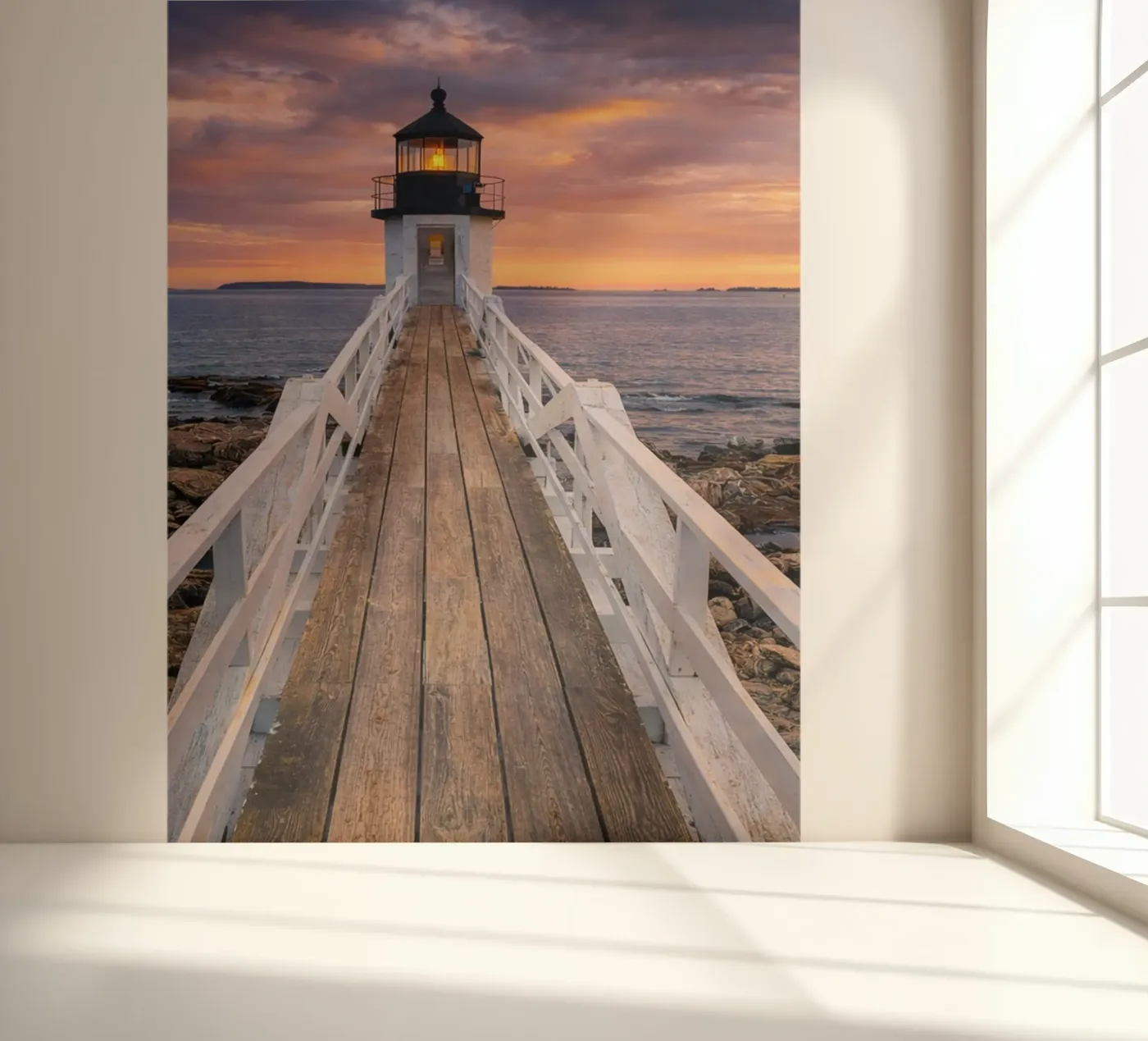 lighthouse fotobehang van the gunduls