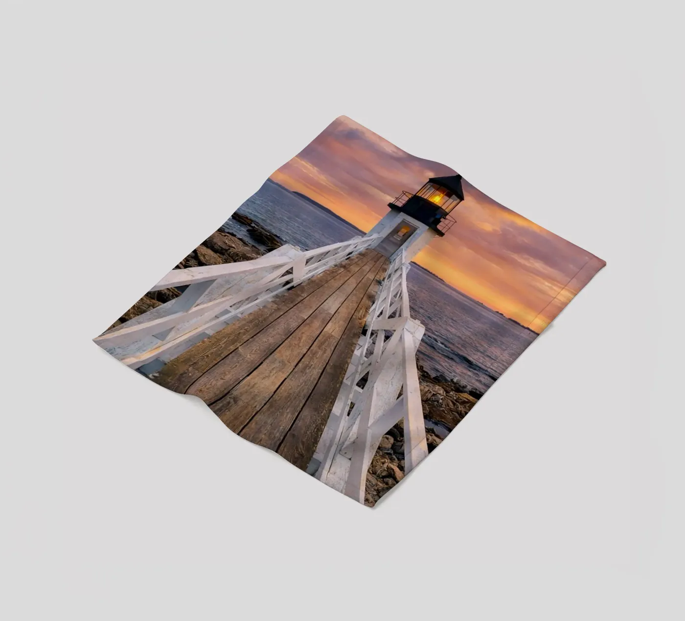 lighthouse fleecedeken van the gunduls