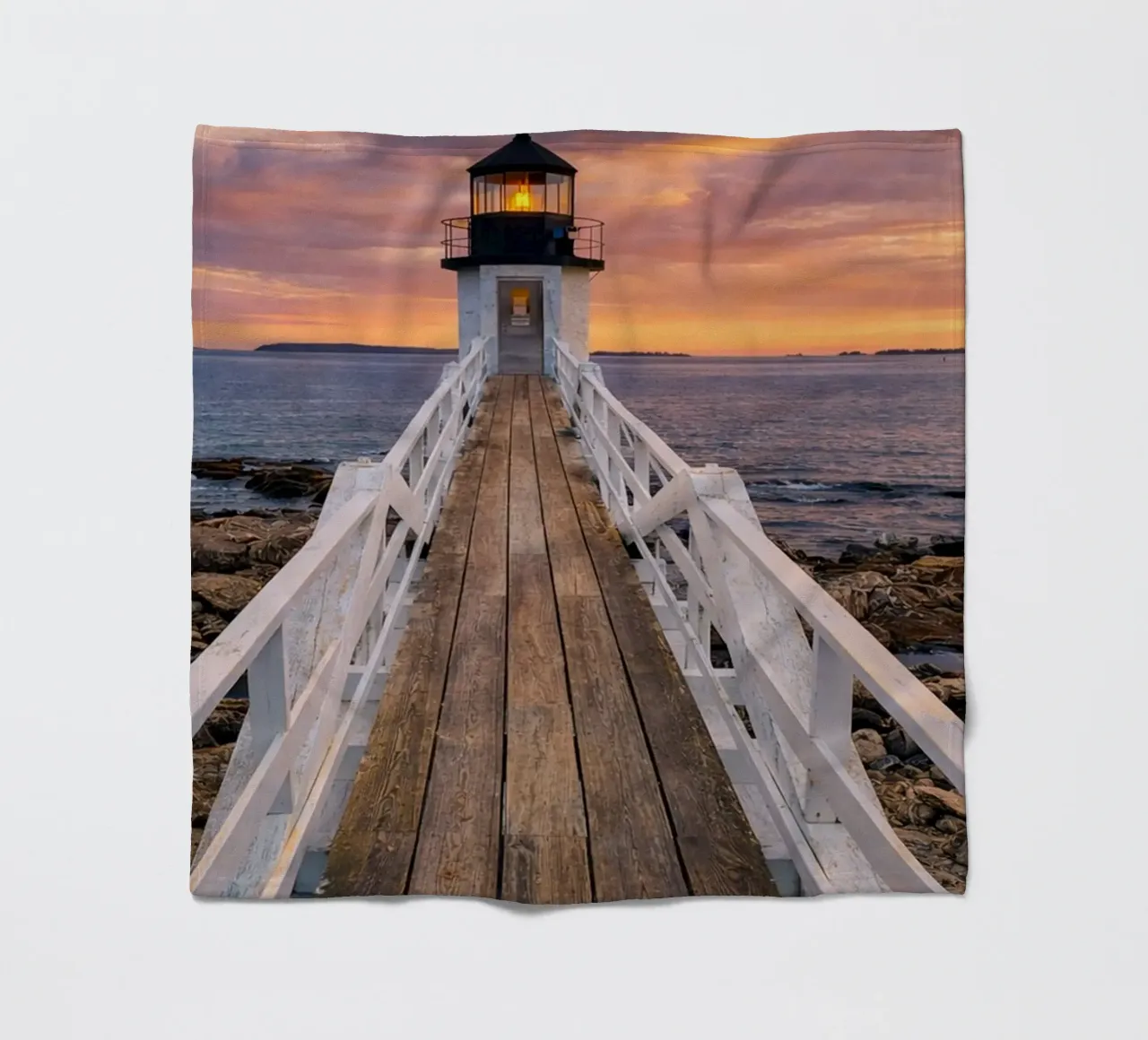 Leuchtturm Fleecedecke von the gunduls