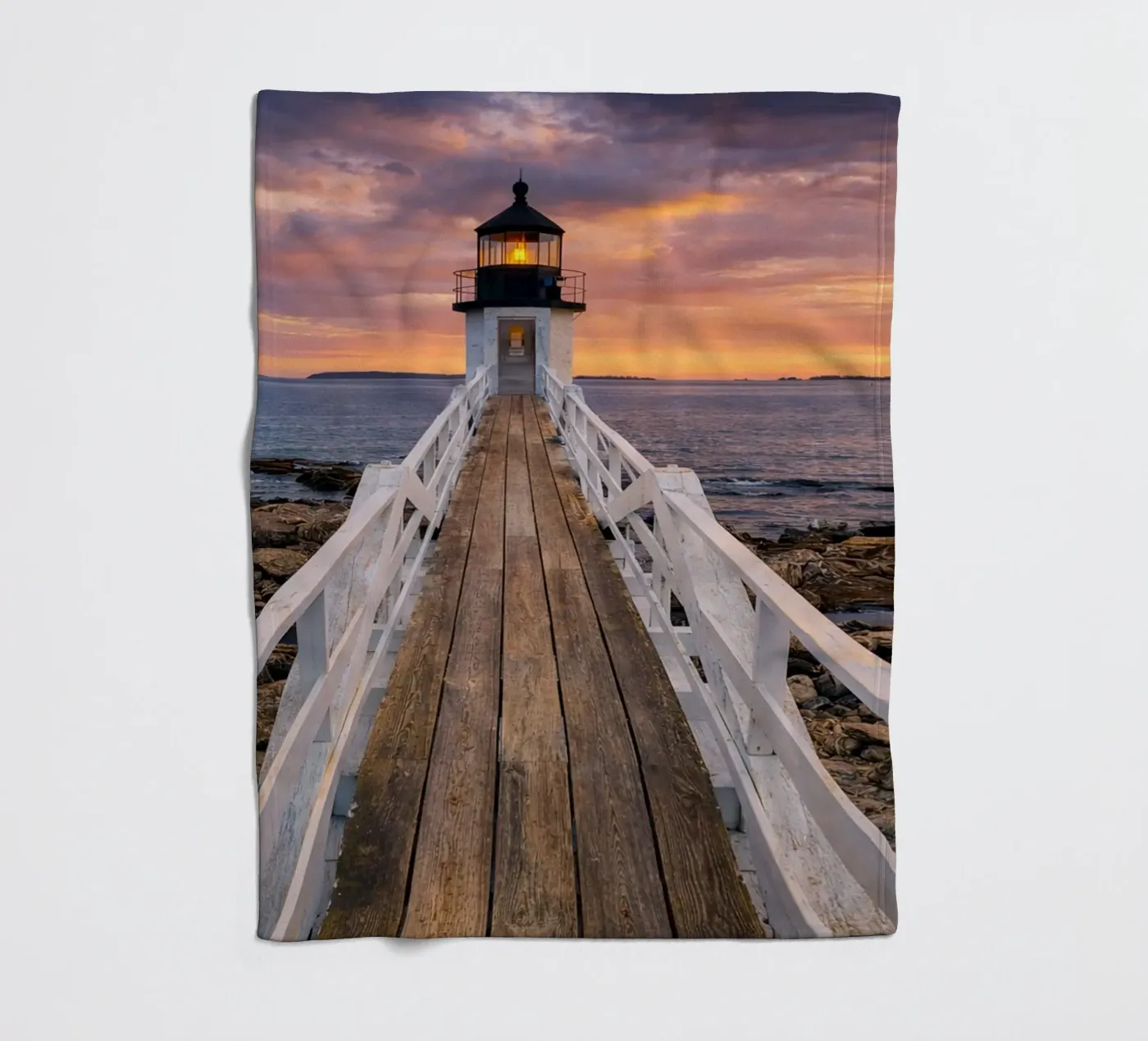 lighthouse fleecedeken van the gunduls