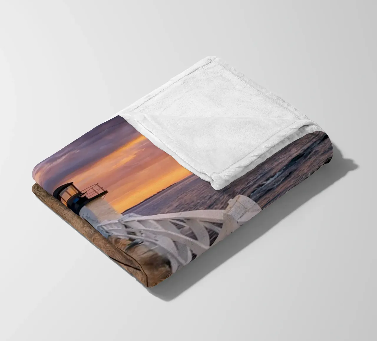 Leuchtturm Fleecedecke von the gunduls