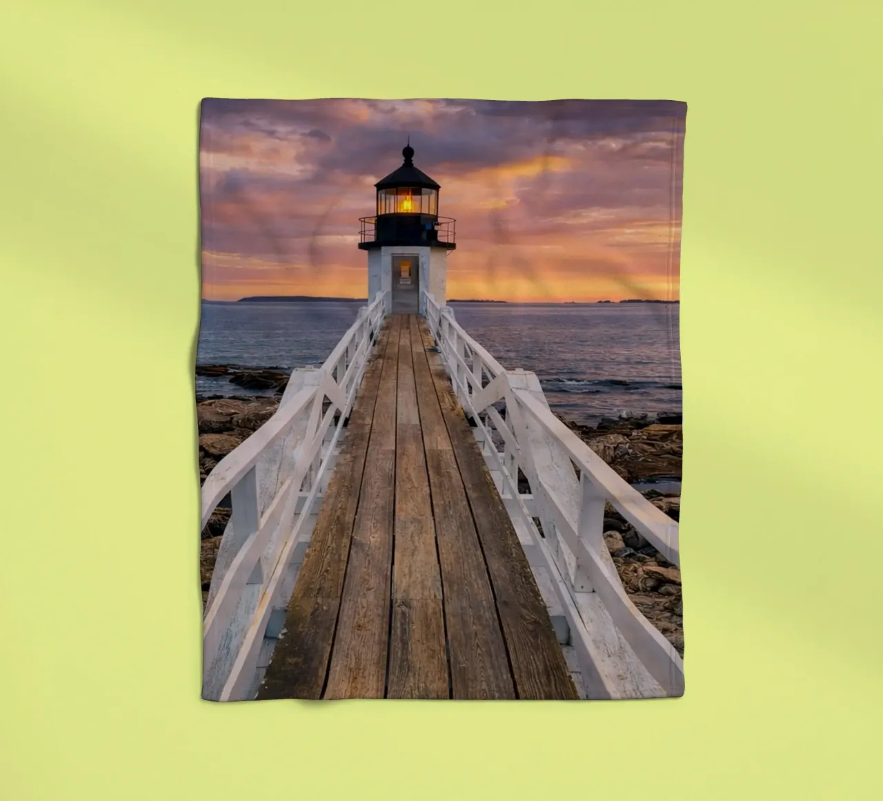 Leuchtturm Fleecedecke von the gunduls