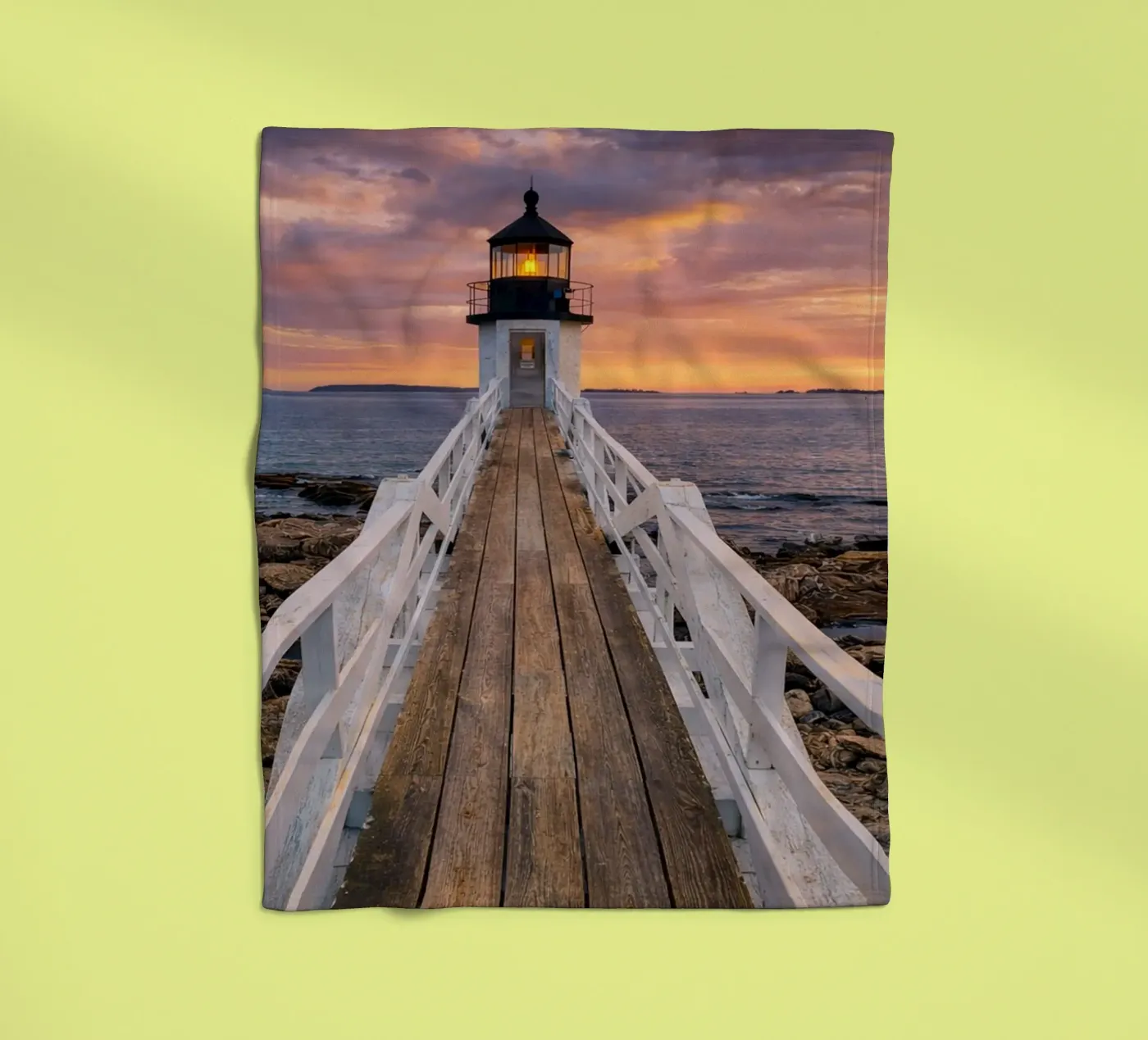 lighthouse fleecedeken van the gunduls