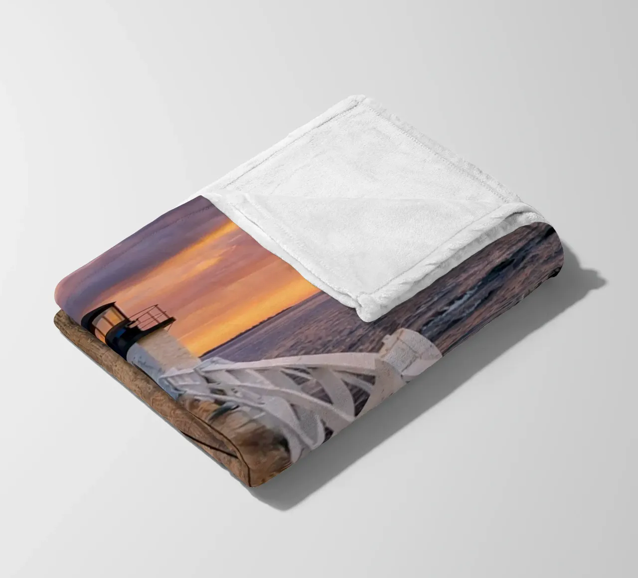 Leuchtturm Fleecedecke von the gunduls