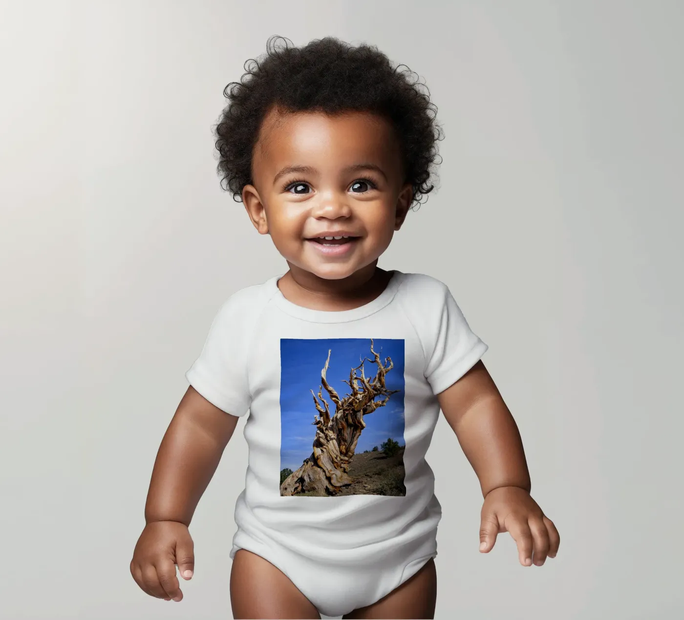 albero secco body neonato maniche corte da the gunduls