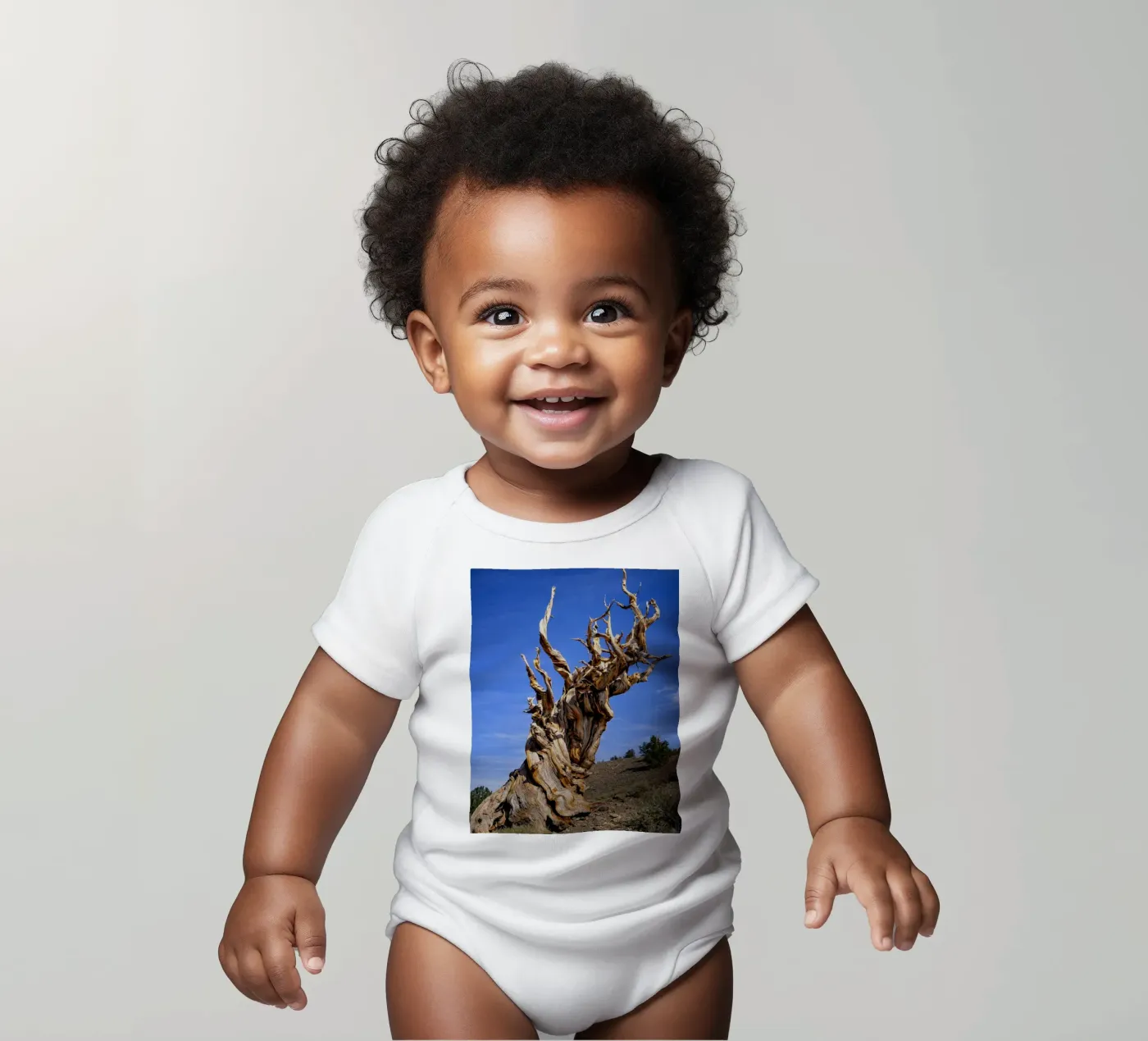 albero secco body neonato maniche corte da the gunduls