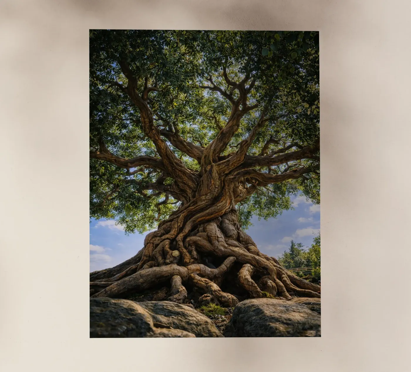 albero secolare pellicola backlit da the gunduls