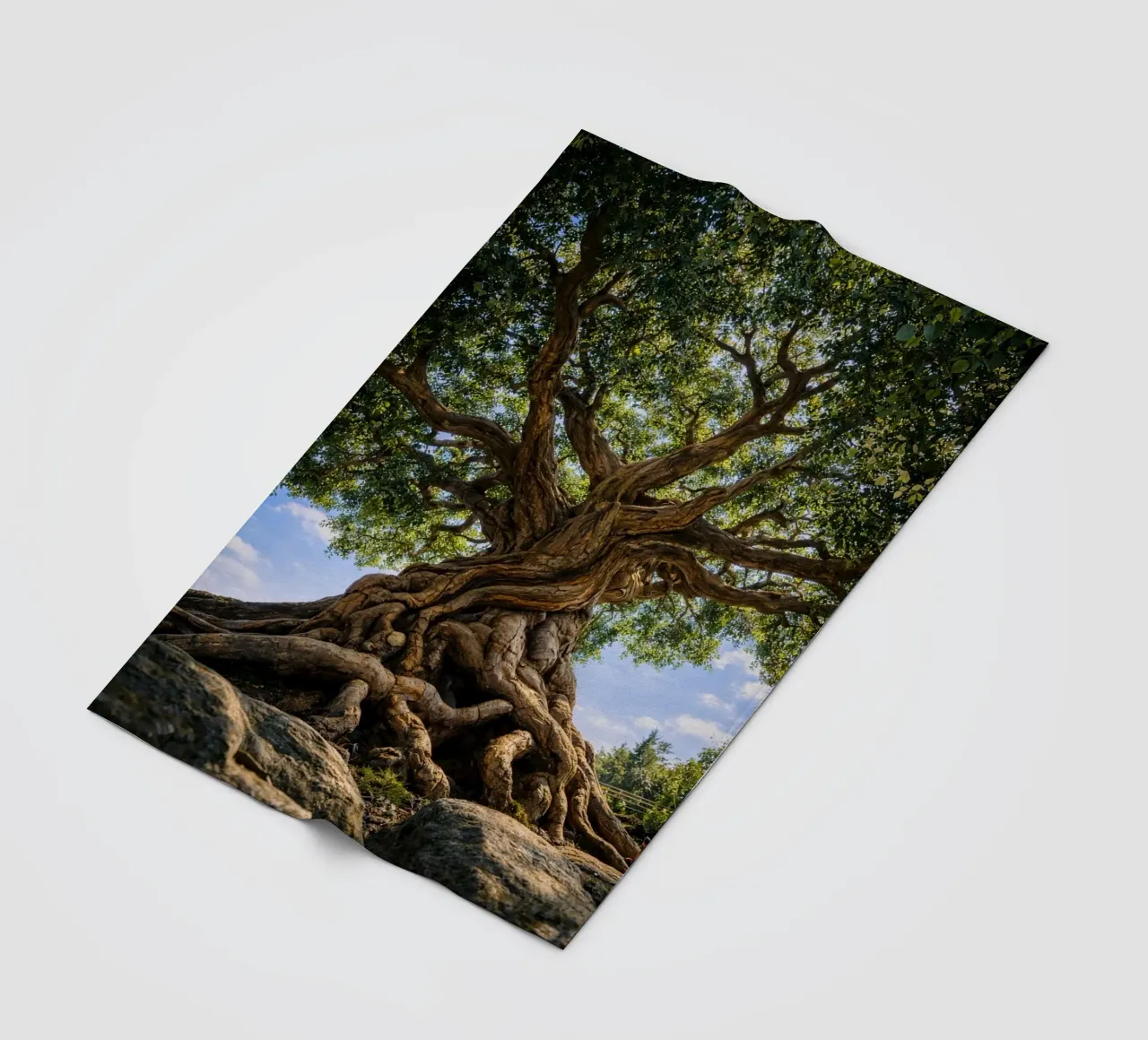 old tree Fleecedecke von the gunduls