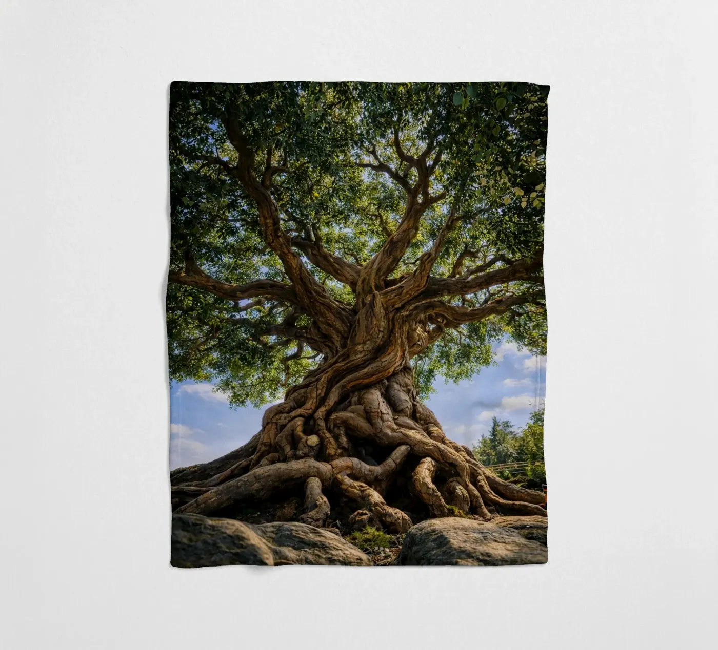 old tree plaid polaire de the gunduls