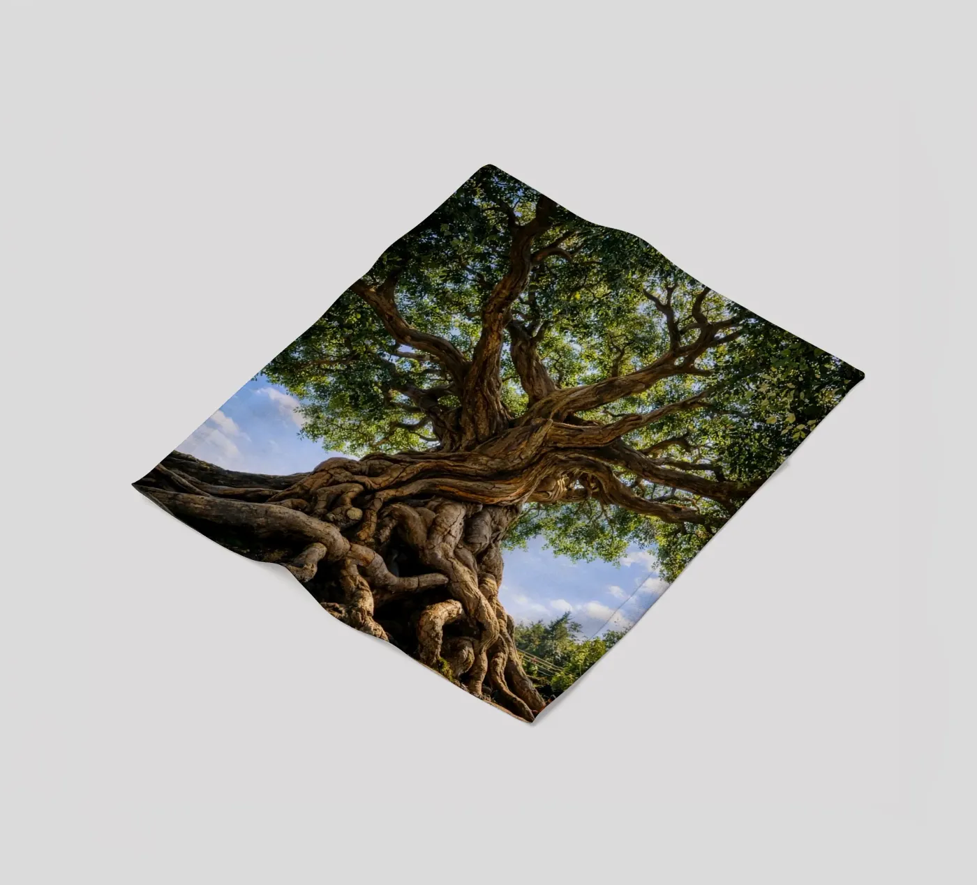 old tree plaid polaire de the gunduls