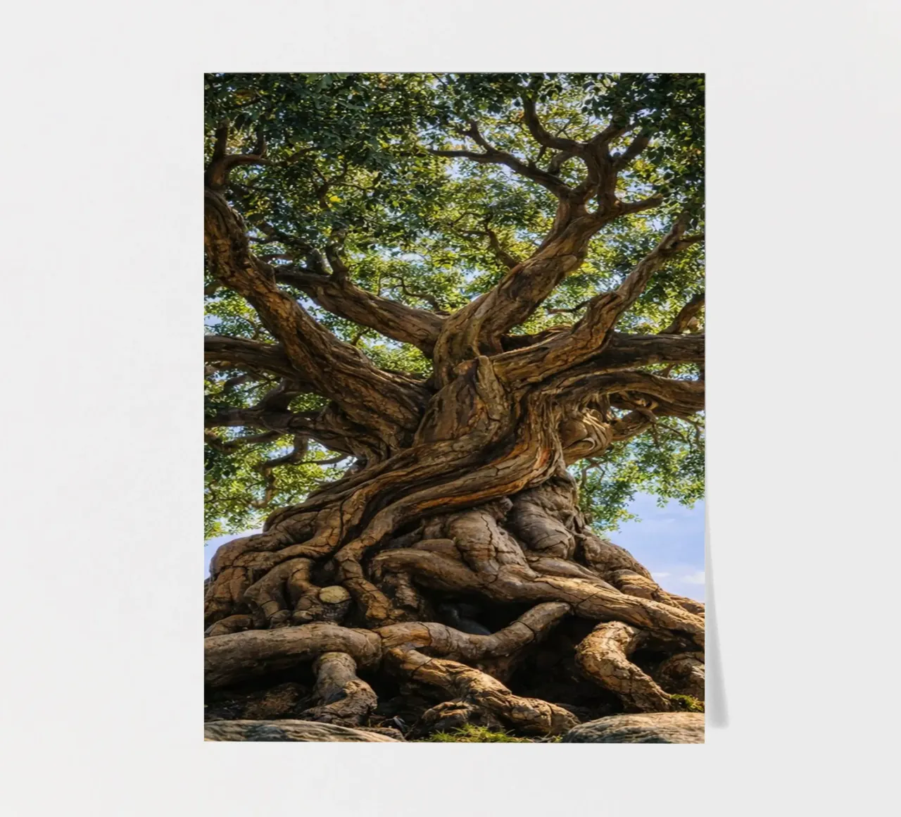 old tree sticker sheet by the gunduls